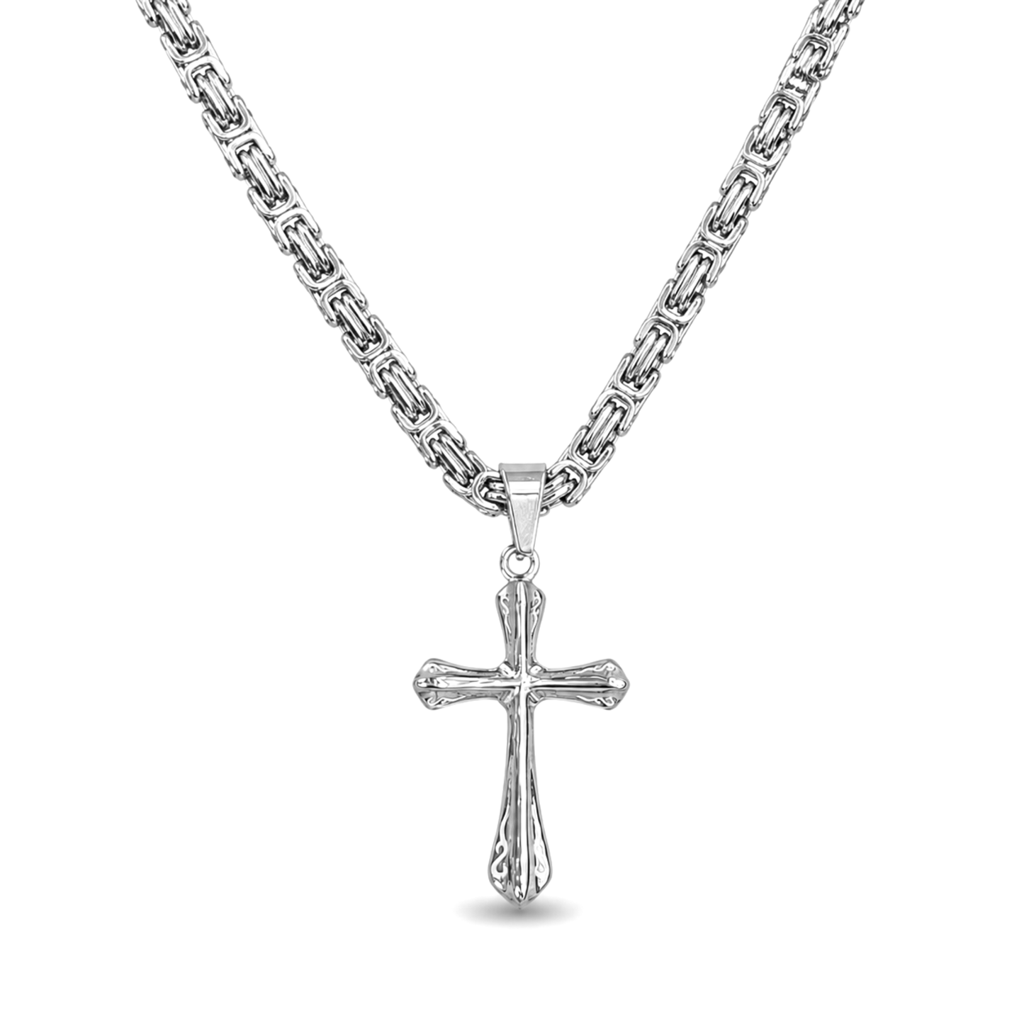 Grace Cross Pendant White Gold