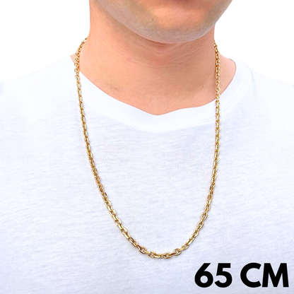 Gold Anchor Chain - 4mm