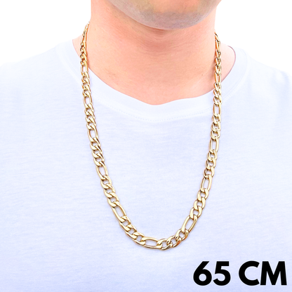 Gold Figaro Chain - 9mm