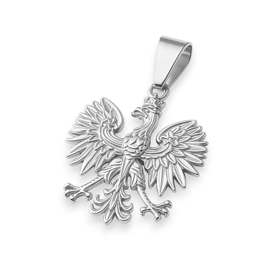 Eagle Pendant White Gold