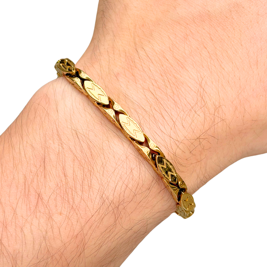 Gold Magnate Bracelet - 5mm