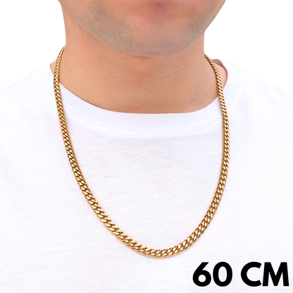 Gold Cuban Chain - 6mm