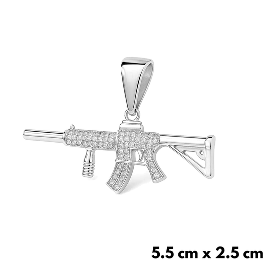 M4 Pendant White Gold