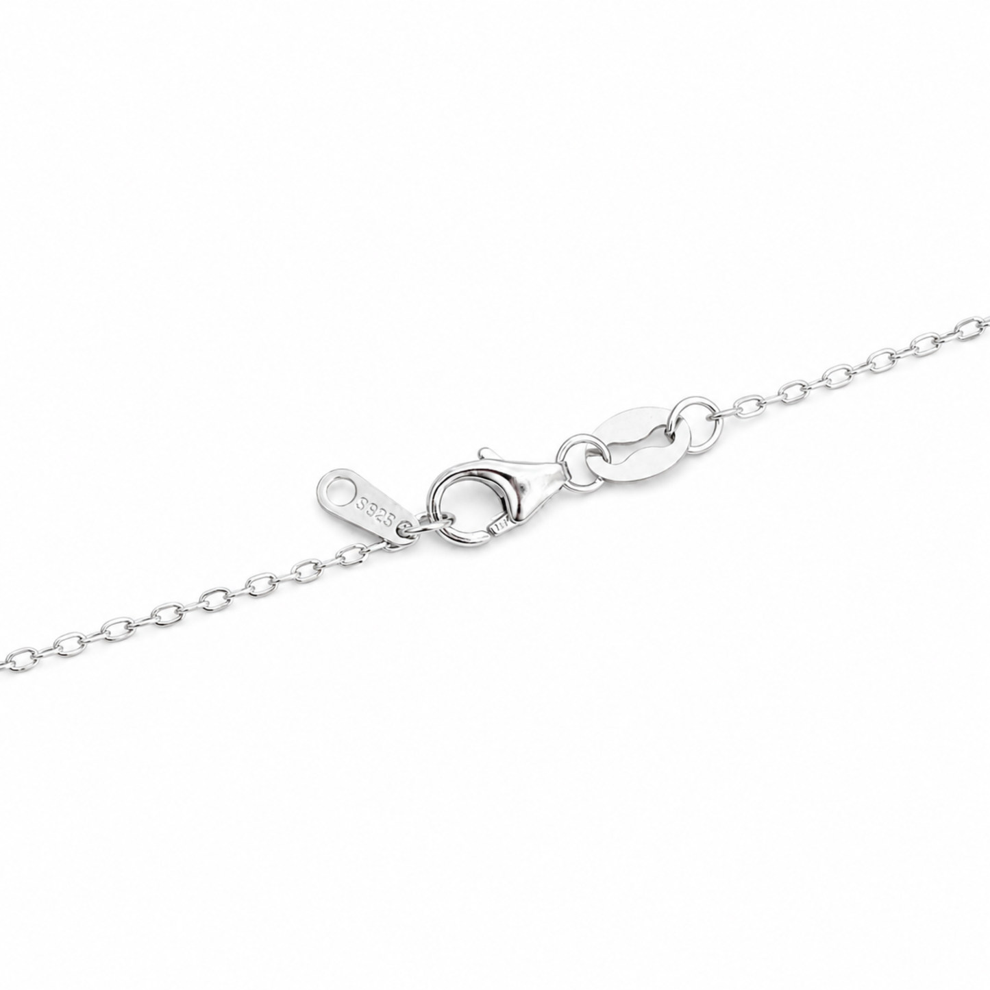 Naszyjnik Crystal Tear z Moissanitem 1 karat S925 Białe Złoto Damski