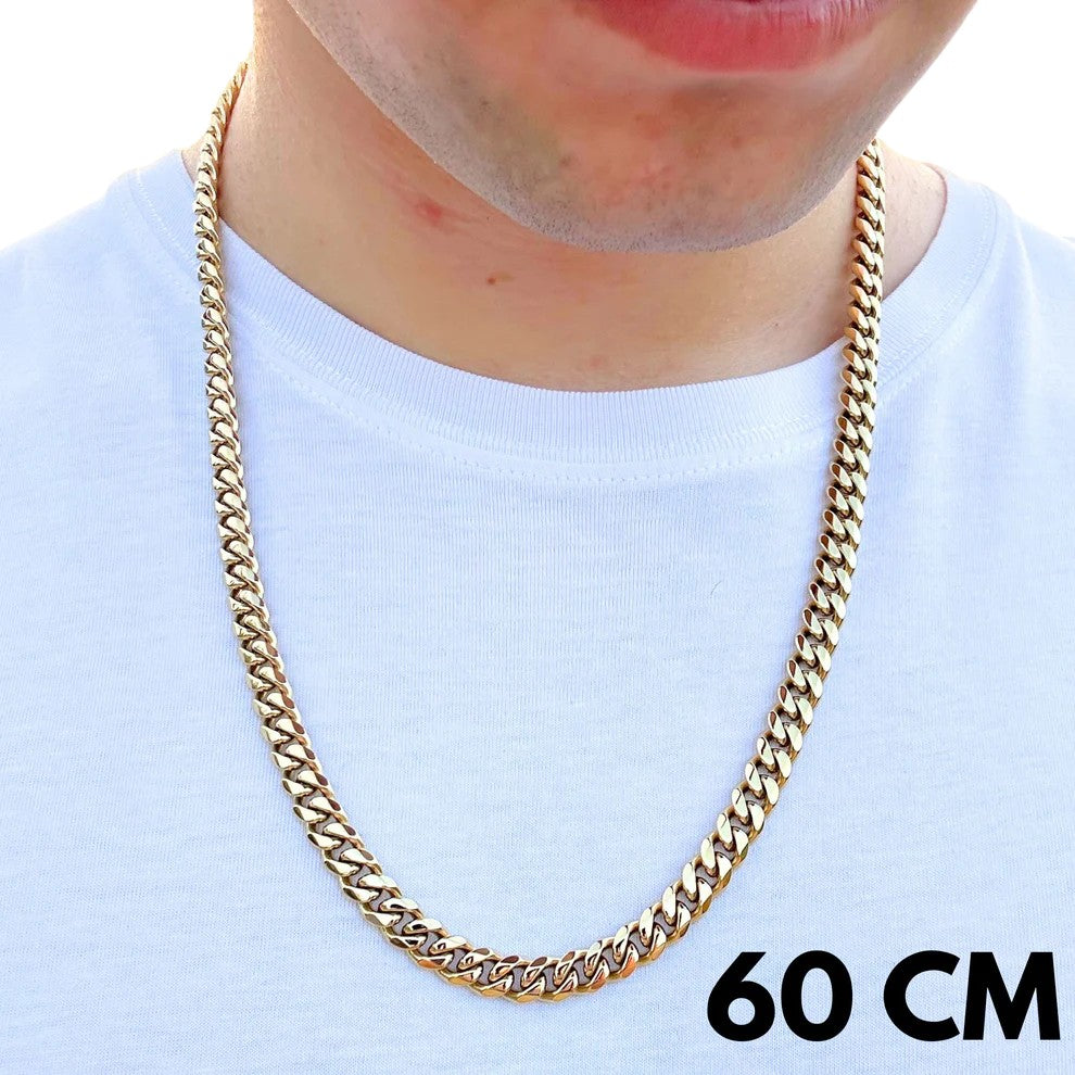 Gold Cuban Chain - 8mm
