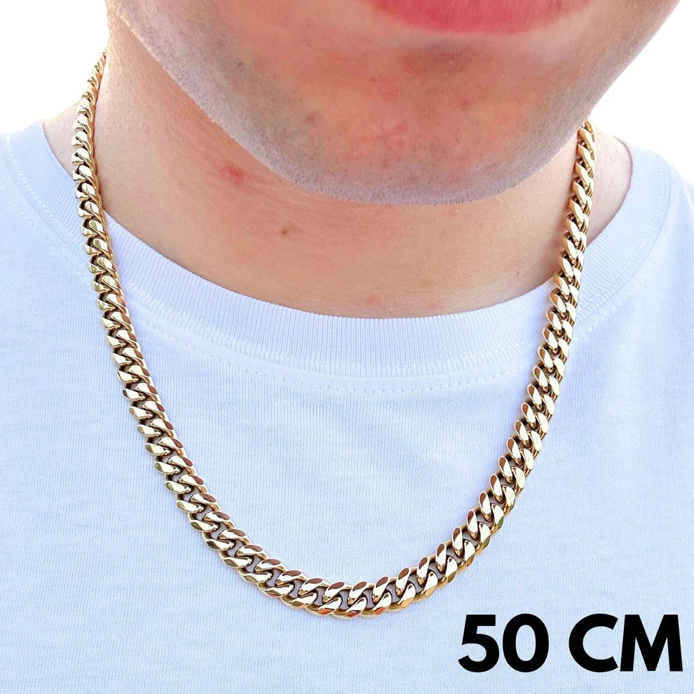 Gold Cuban Chain - 8mm