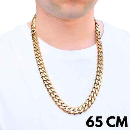 Gold Cuban Chain - 14mm