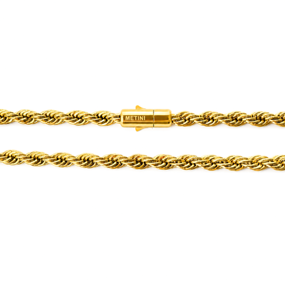 Gold Rope Chain - 8mm