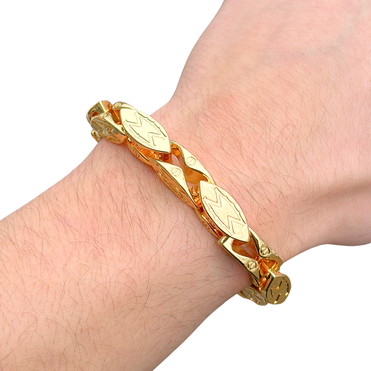 Gold Magnate Bracelet - 9mm