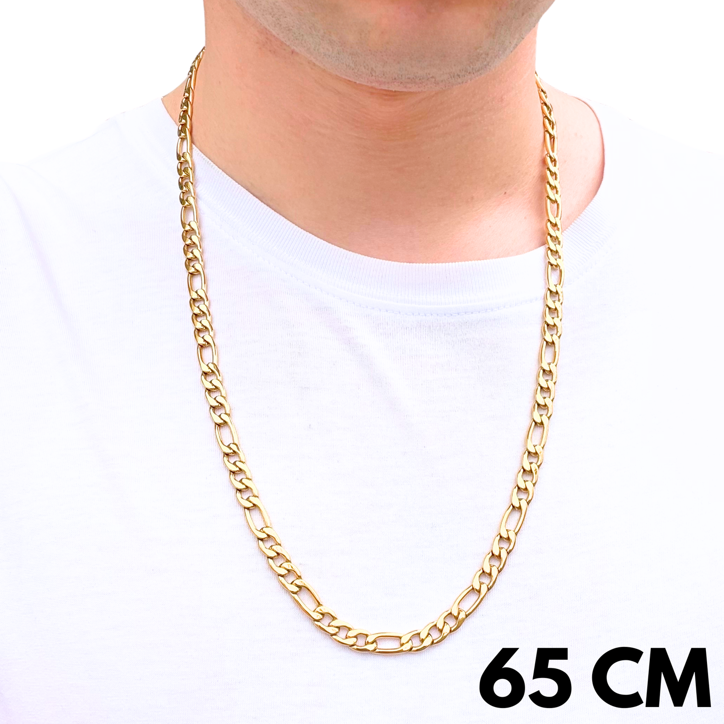 Gold Figaro Chain - 7mm