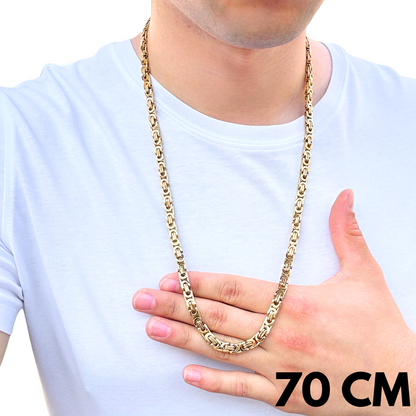 Gold Noble Chain - 6mm