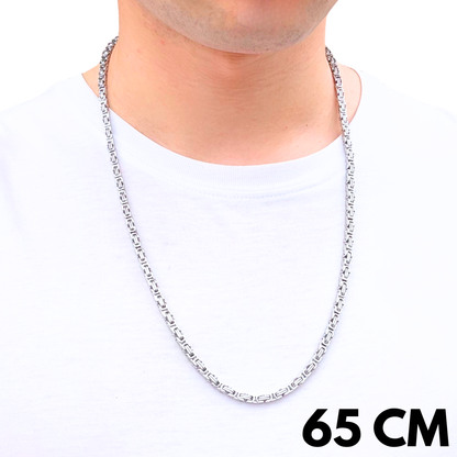 White Gold Royal Chain - 4mm