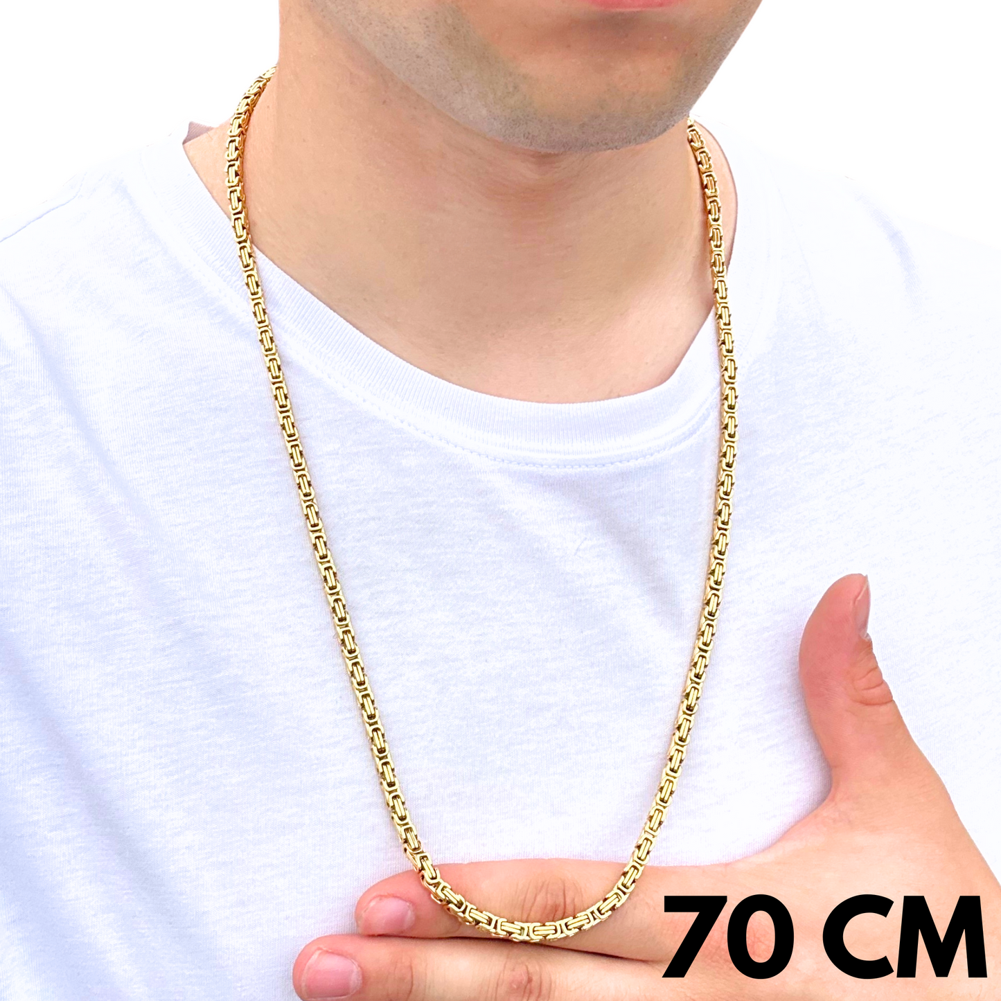 Gold Royal Chain - 4mm