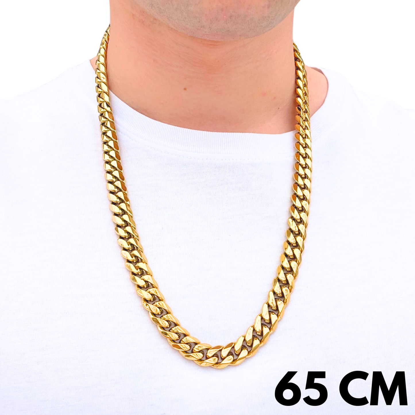 Gold Cuban Chain - 12mm