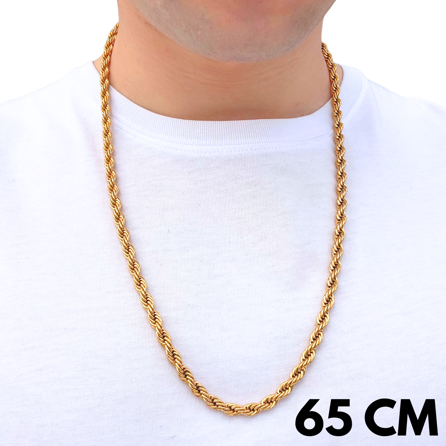 Gold Rope Chain - 6mm