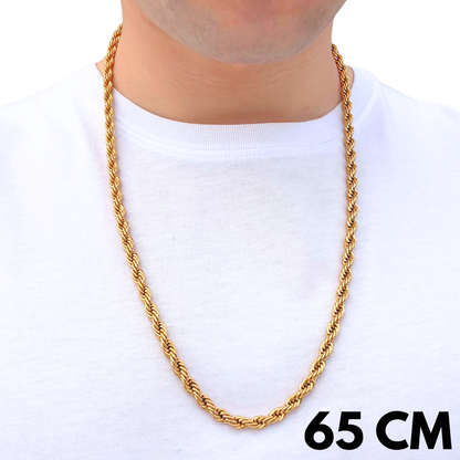 Gold Rope Chain - 6mm