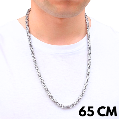 White Gold Royal Chain - 6mm