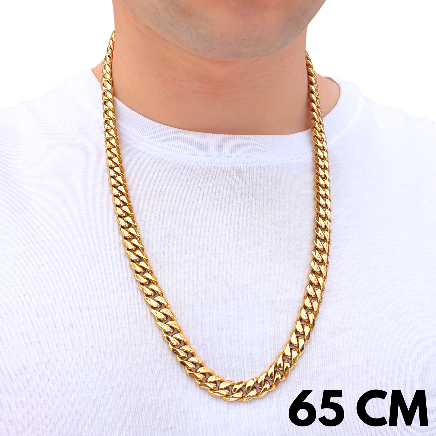 Gold Cuban Chain - 10mm