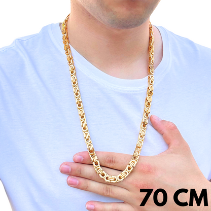 Gold Noble Chain - 8mm