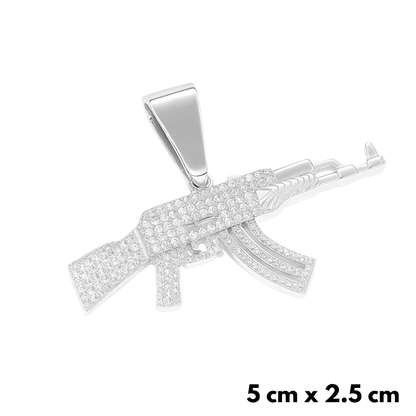 AK Pendant White Gold