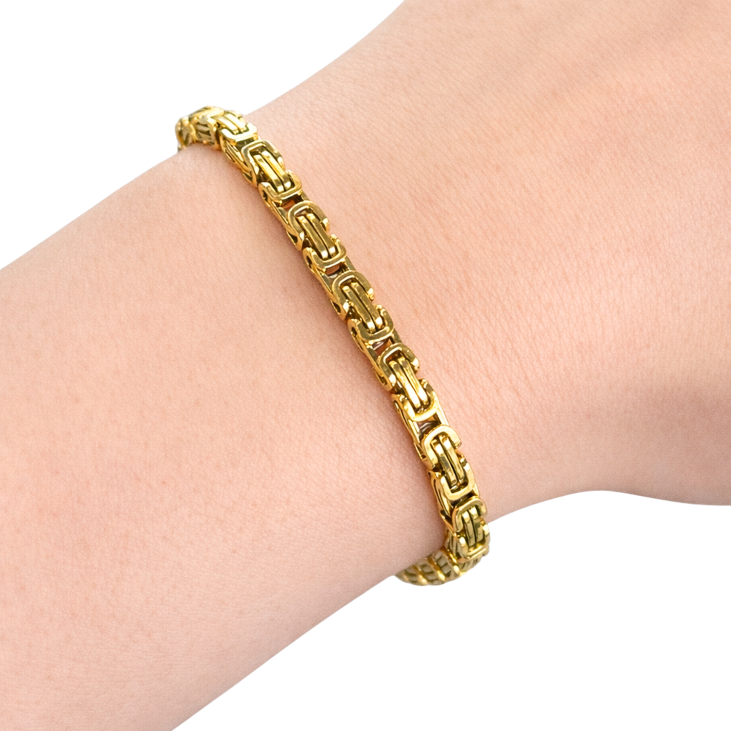Women's Gold Royal Bracelet - 4mm