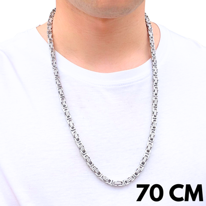 White Gold Royal Chain - 6mm