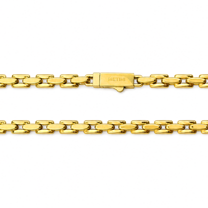 Gold Anchor Chain - 7mm
