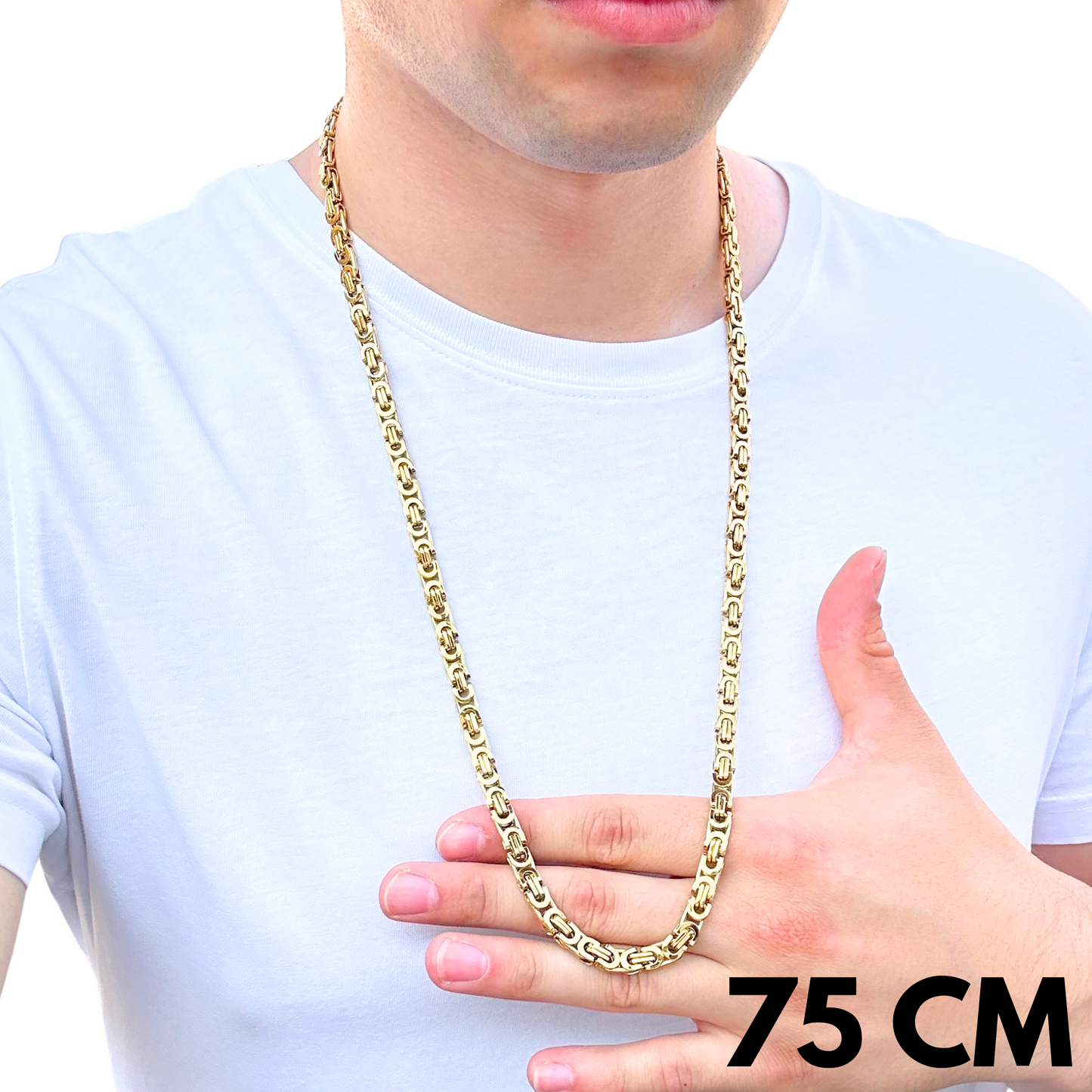 Gold Noble Chain - 6mm