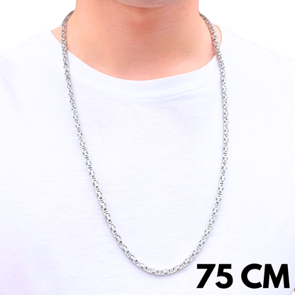 White Gold Royal Chain - 4mm