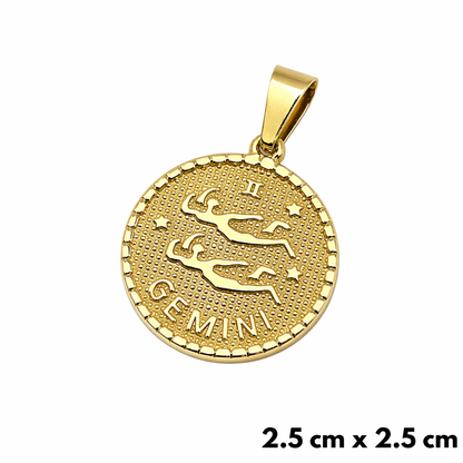 Gemini Pendant Gold