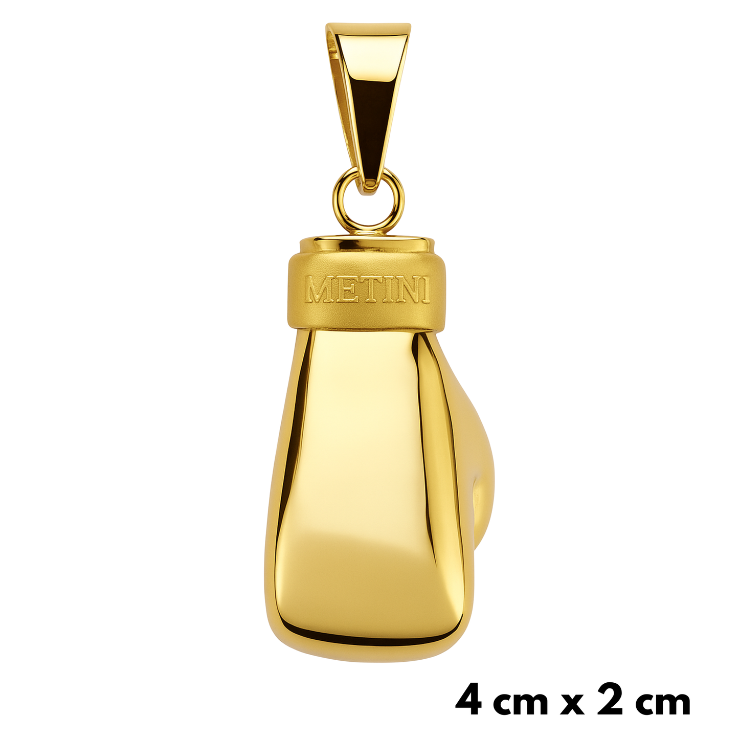 Boxing Glove Pendant Gold