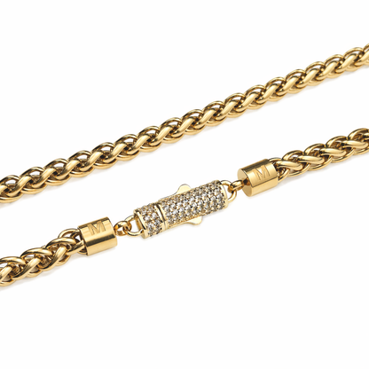 Gold Wheat Chain - 6mm