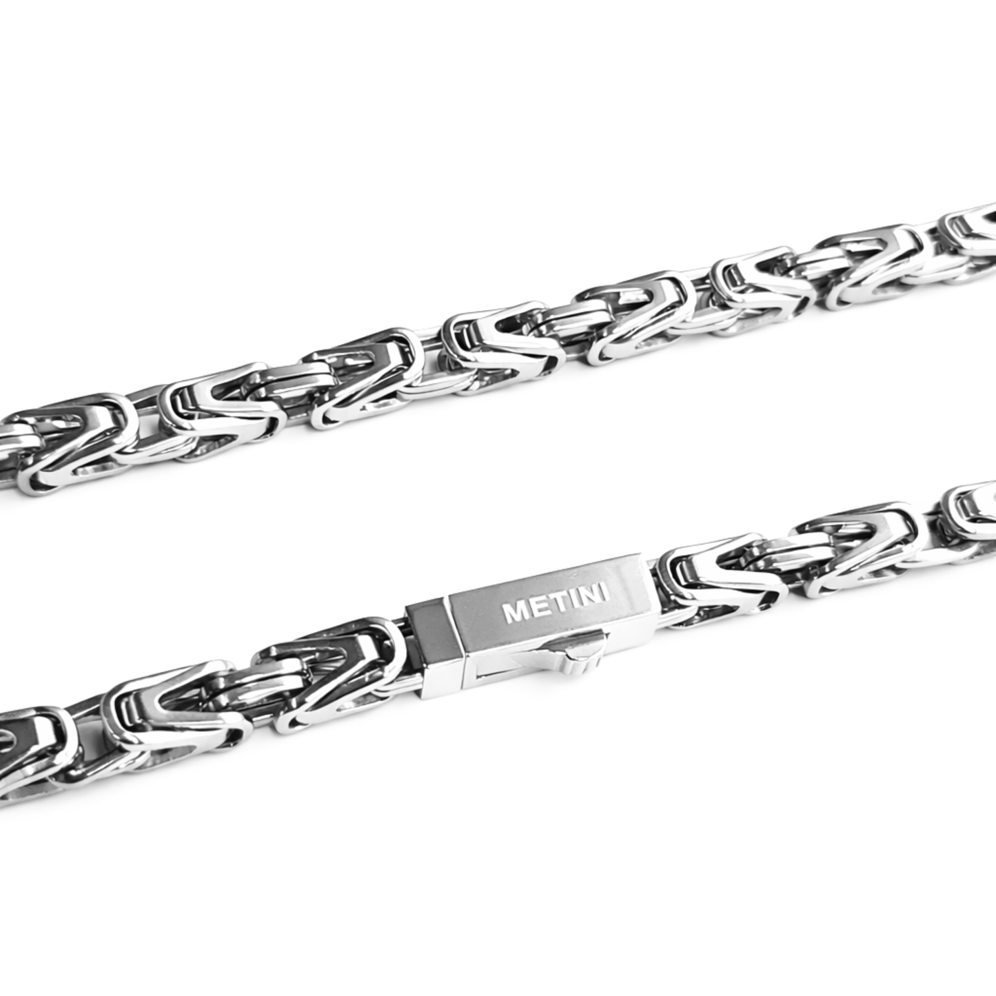 White Gold Imperial Chain - 6mm