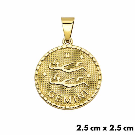 Gemini Pendant Gold