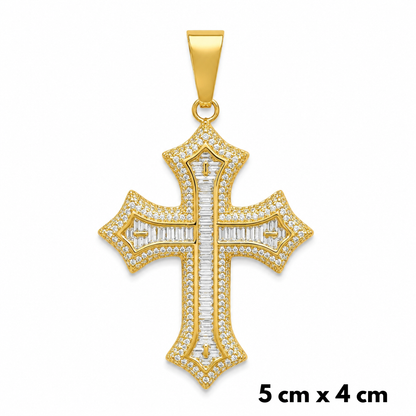 Classic Cross Pendant Gold