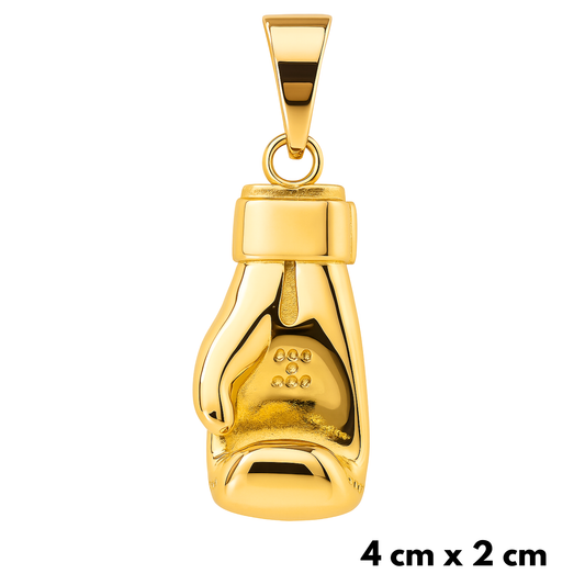 Boxing Glove Pendant Gold