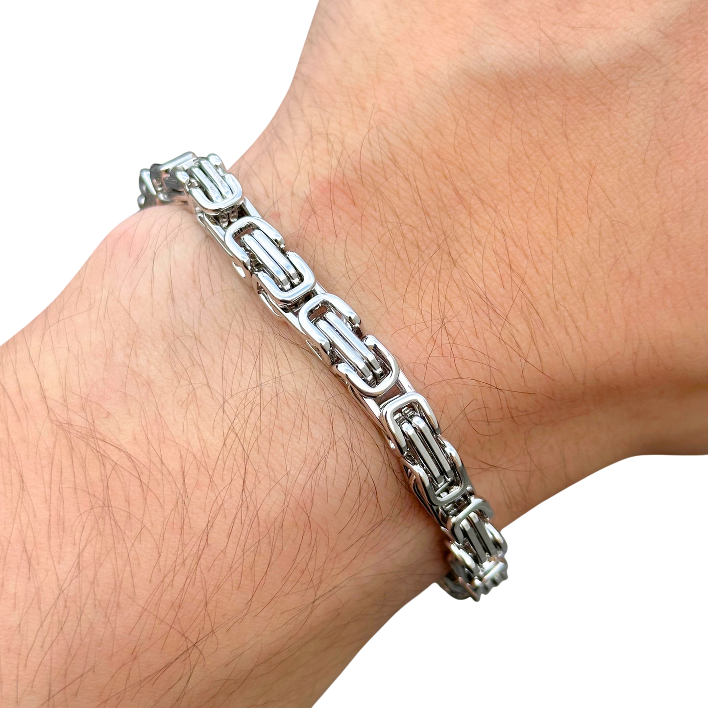 White Gold Royal Bracelet - 6mm