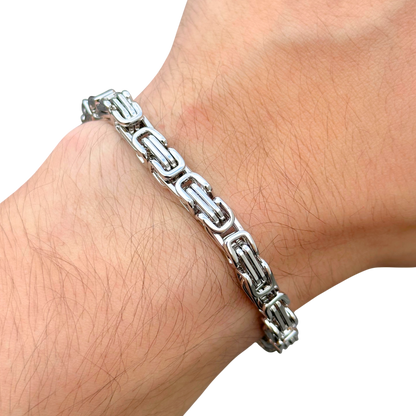 White Gold Royal Bracelet - 6mm