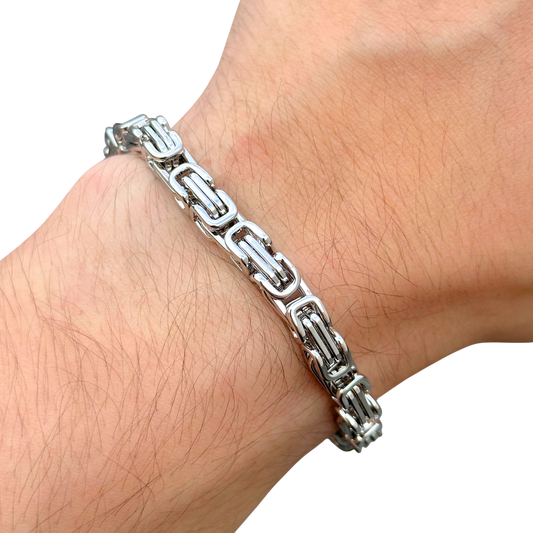 White Gold Royal Bracelet - 6mm
