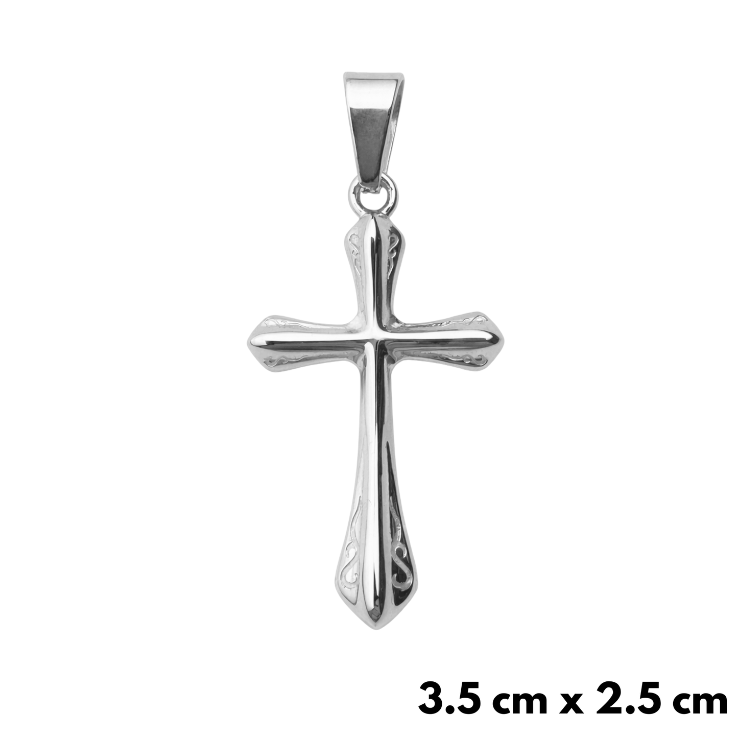 Grace Cross Pendant White Gold