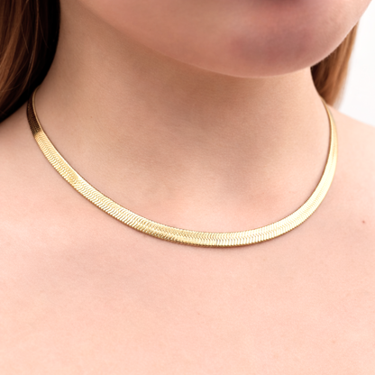 Women's Gold Snake Chain - 5mm