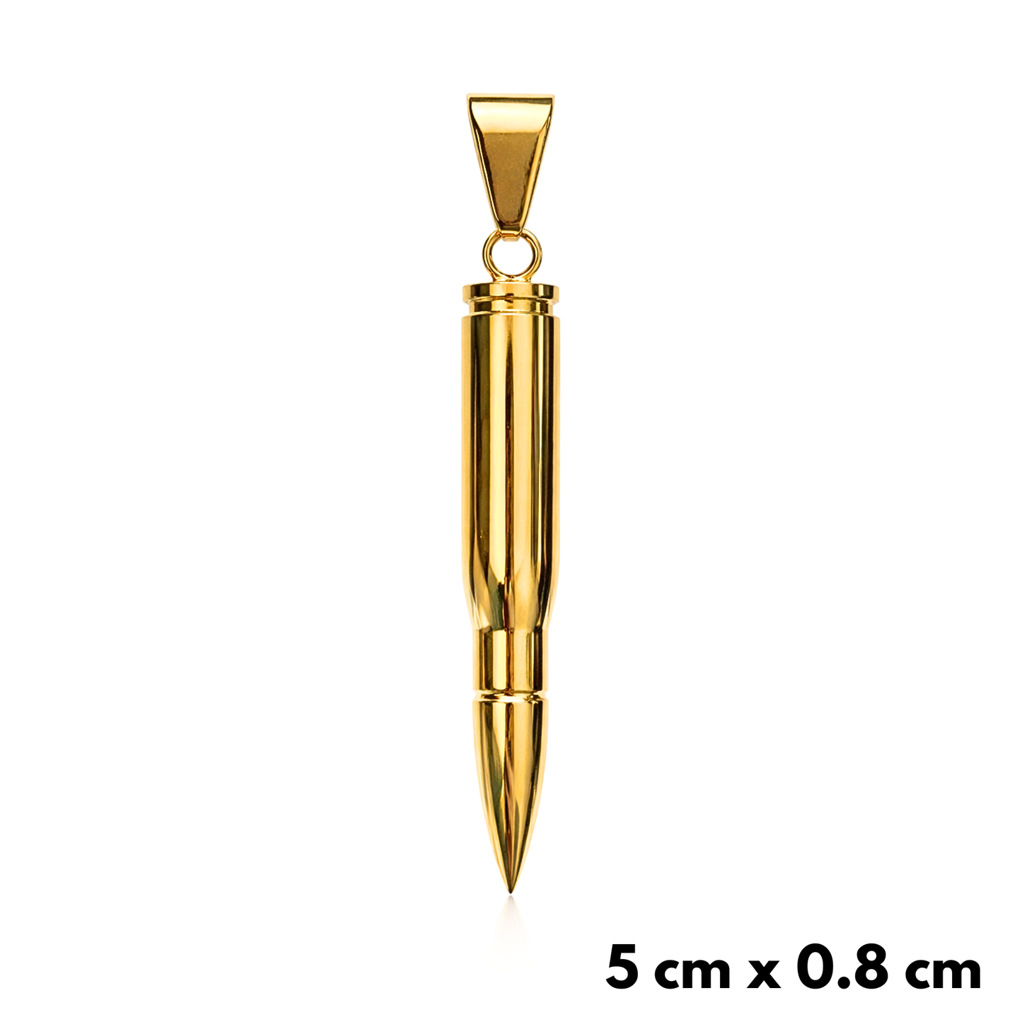 Bullet Pendant Gold