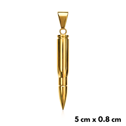 Bullet Pendant Gold