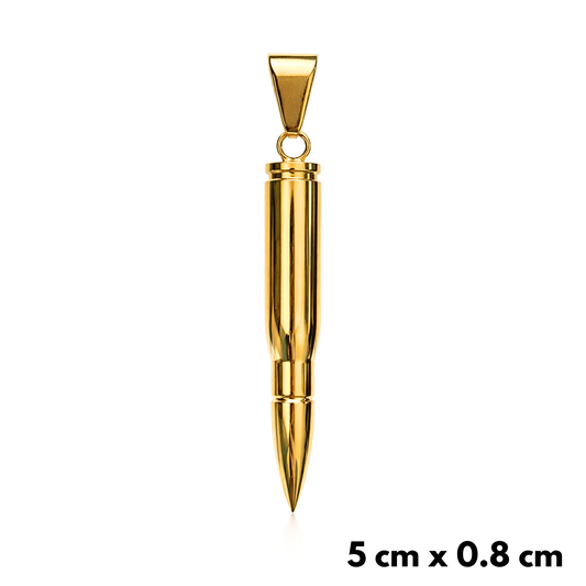Bullet Pendant Gold