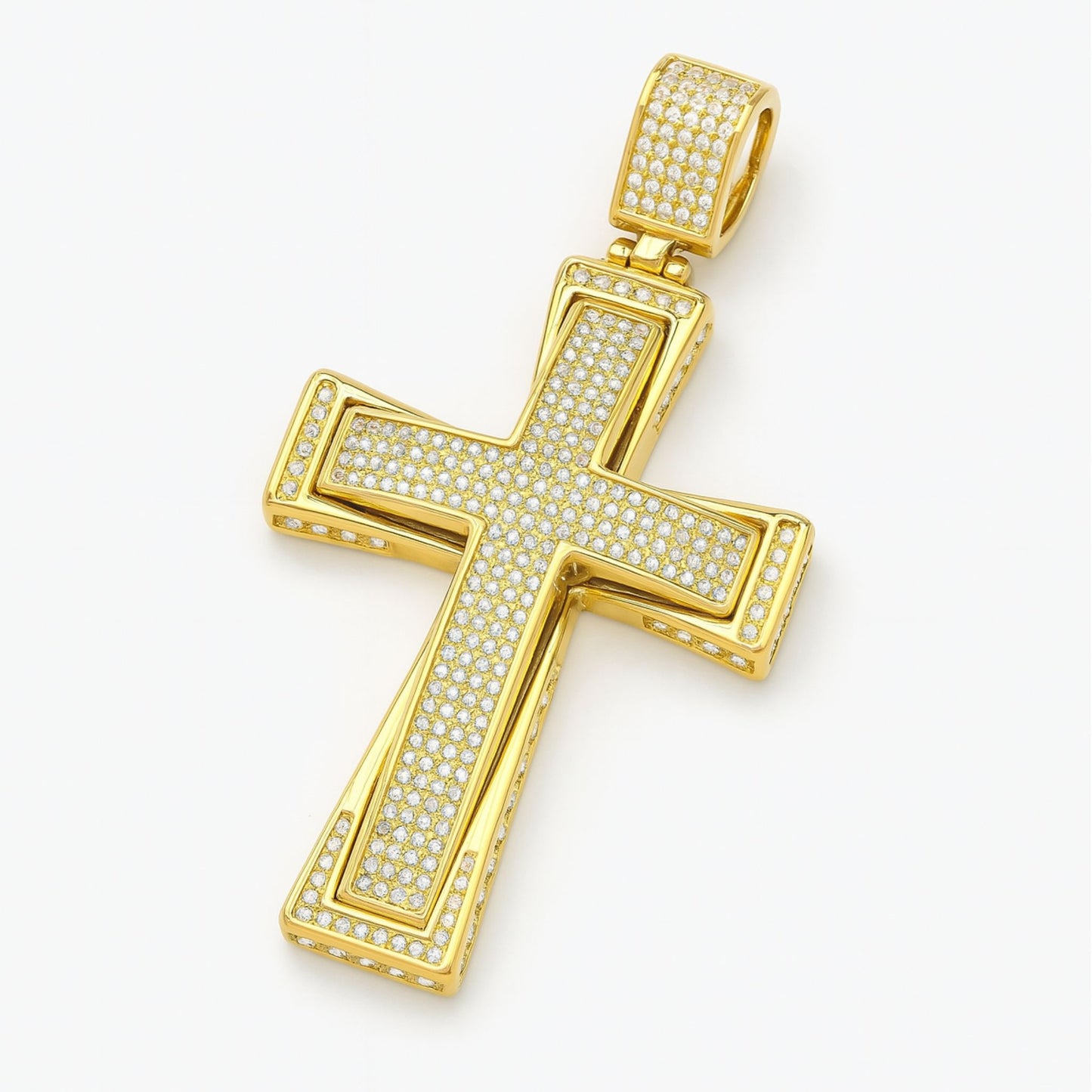Imperial Cross Pendant Gold