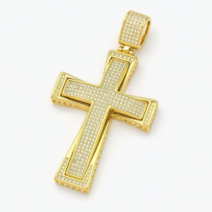 Imperial Cross Pendant Gold