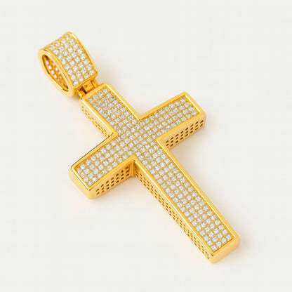 Unbroken Cross Pendant Gold