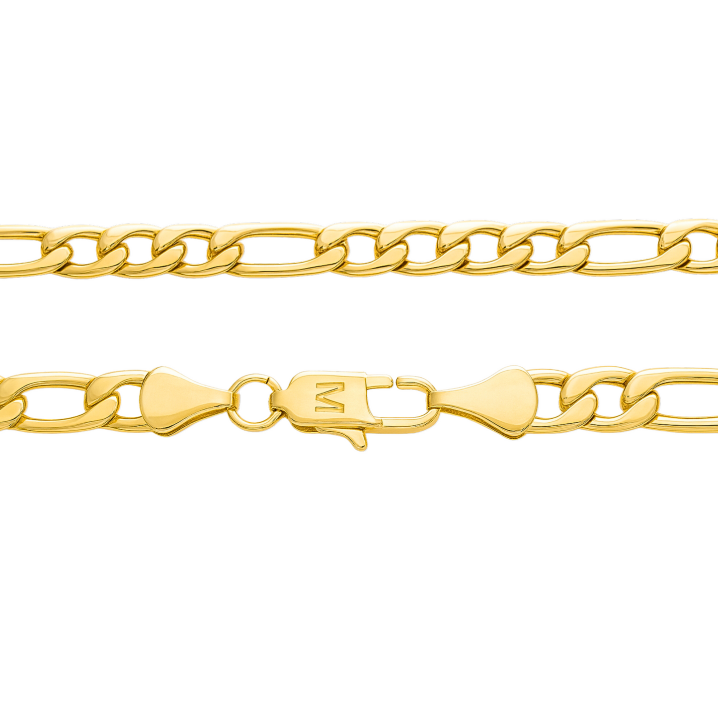 Gold Figaro Bracelet - 5mm