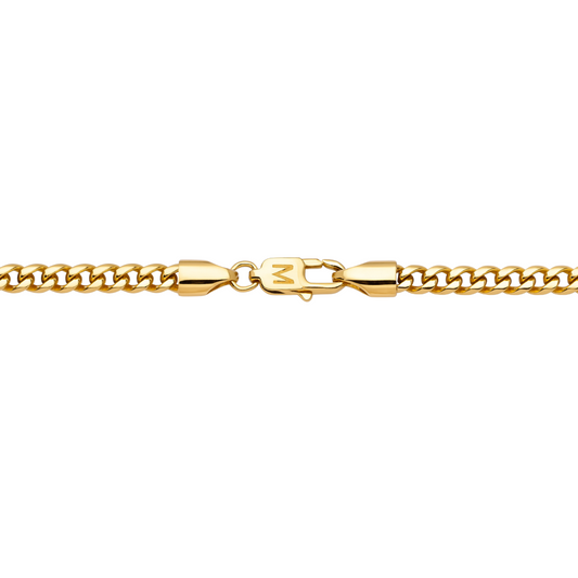 Gold Cuban Chain - 4mm