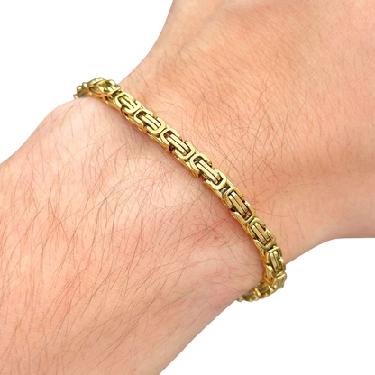 Gold Royal Bracelet - 4mm